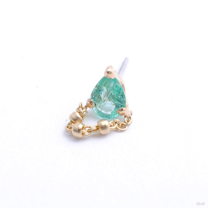 14k Yellow Gold / Emerald