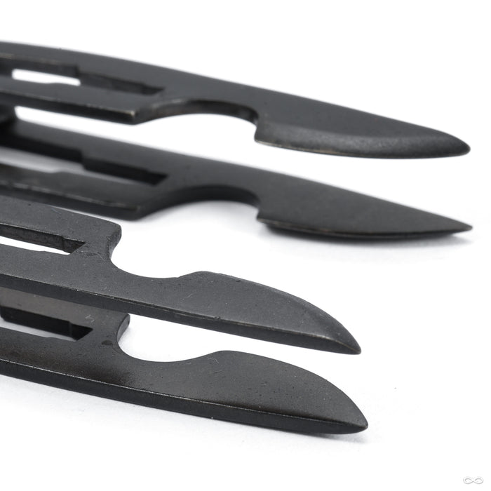 15C Blade Weights from Queen of the Ashes in oxidized copper