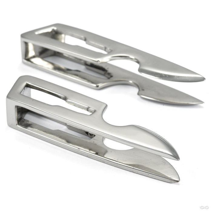 15C Blade Weights from Queen of the Ashes in white brass