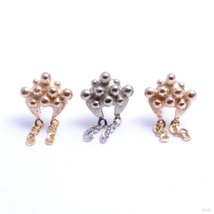 2 Chainz Press-fit End in Gold from Pupil Hall in assorted materials