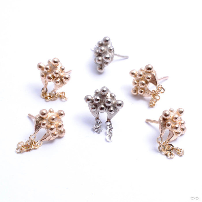 2 Chainz Press-fit End in Gold from Pupil Hall in assorted materials