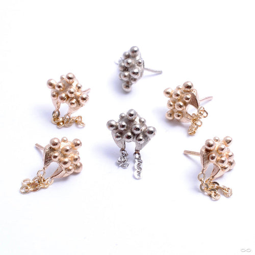 2 Chainz Press-fit End in Gold from Pupil Hall in assorted materials