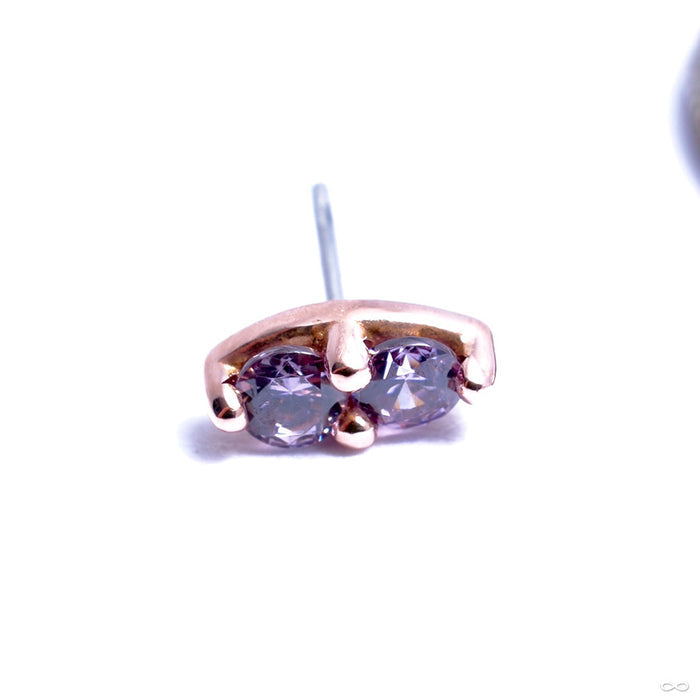 14k Rose Gold / Amethyst