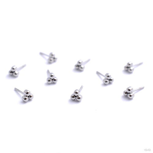3 Bead Cluster Press-fit End in Titanium from LeRoi