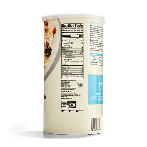 365 by Whole Foods Market, Organic Quick Oats, 42 Ounce