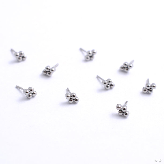 4 Bead Cluster Press-fit End in Titanium from LeRoi