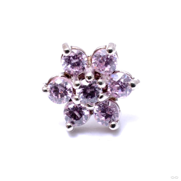 14k White Gold / Pink / Medium