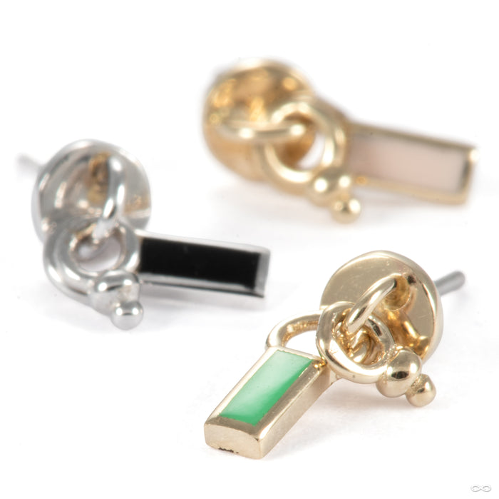 A Few Things Round Press-fit End in Gold from Pupil Hall with assorted materials and accents