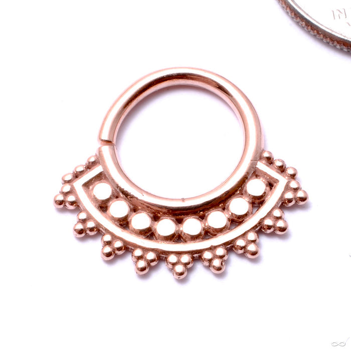 Afghan Seam Ring in Gold from Tawapa in rose gold