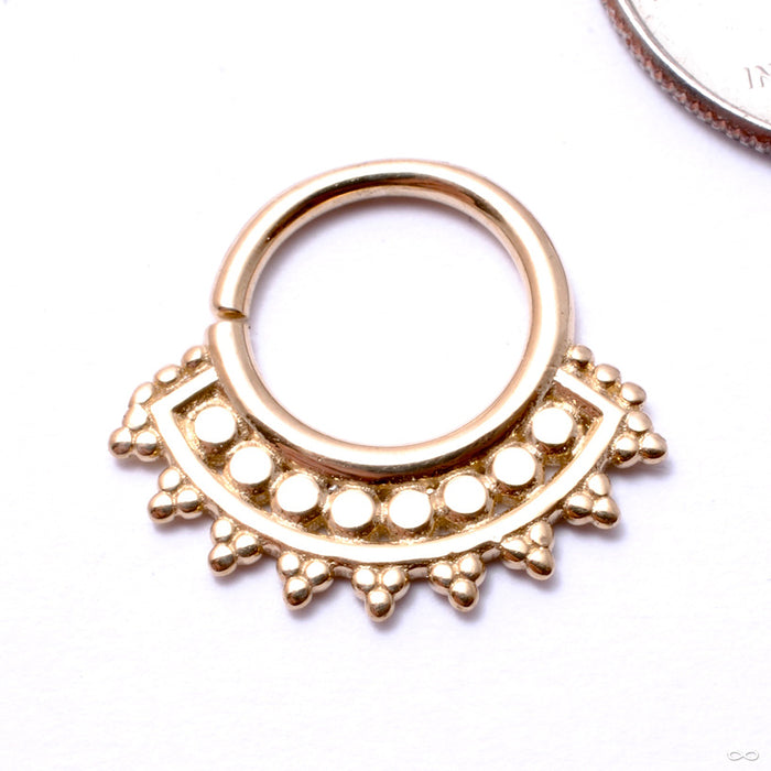 Afghan Seam Ring in Gold from Tawapa in yellow gold
