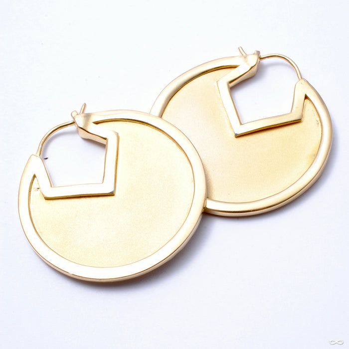 Alchemy Earrings from Maya Jewelry in yellow gold