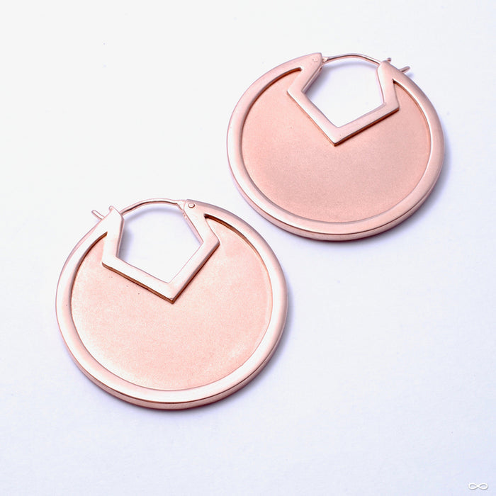 Alchemy Earrings from Maya Jewelry in rose gold