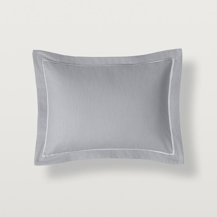 Alistair boudoir sateen pillow sham in the color shadow , #color_shadow