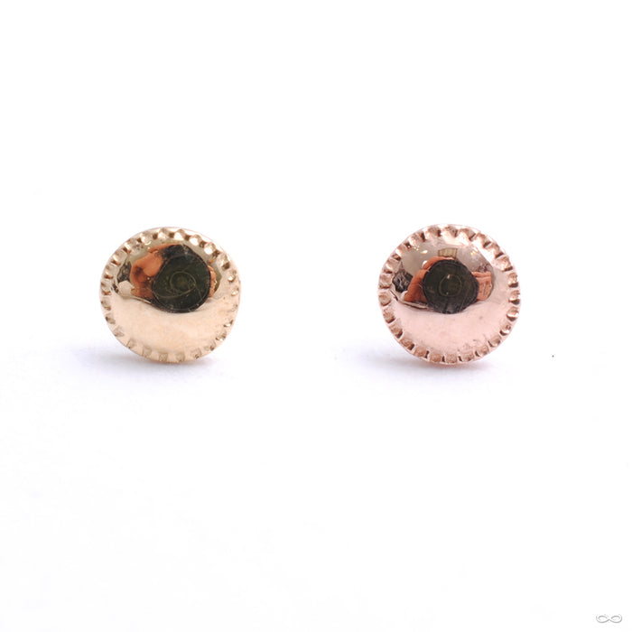 Alpha 01 Press-fit End in Gold from Tether Jewelry in assorted materials