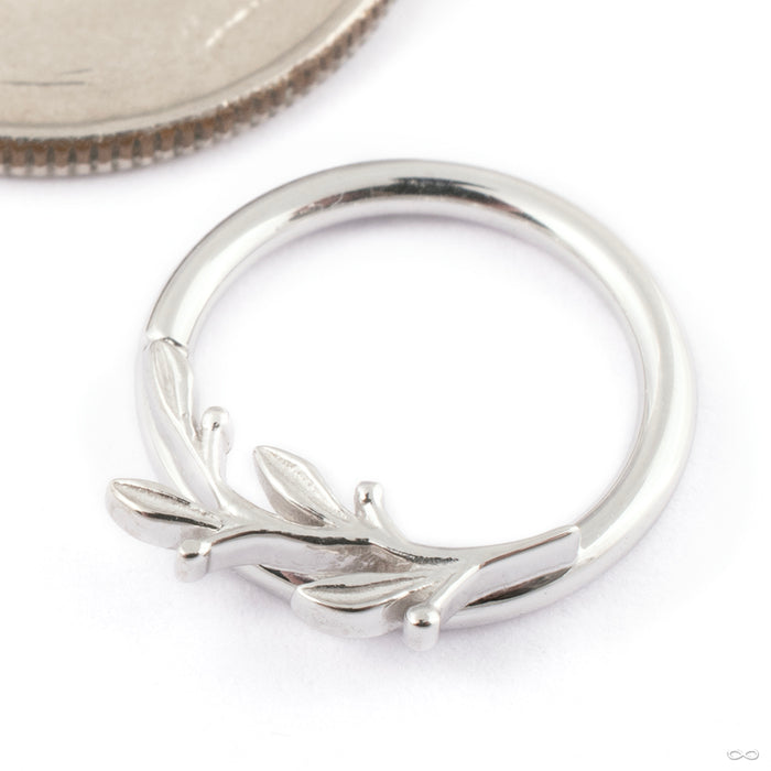 Amity Seam Ring in Gold from BVLA in 14k White Gold in Right Orientation