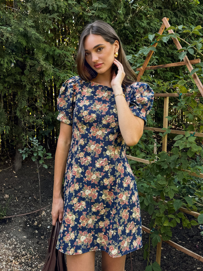 Amour Floral Mini Dress - Stitch And Feather
