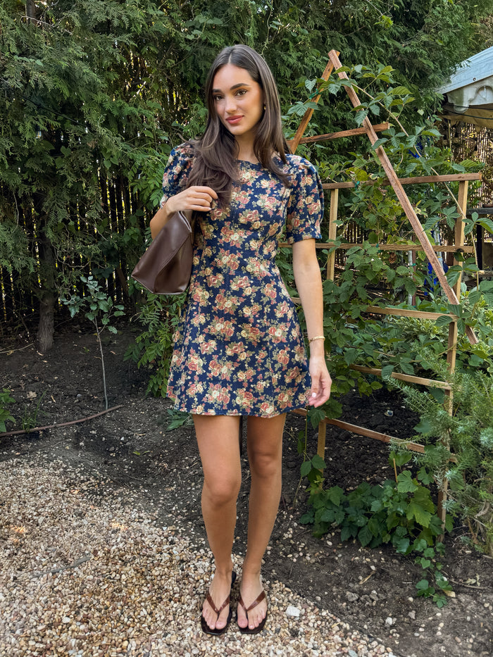 Amour Floral Mini Dress - Stitch And Feather