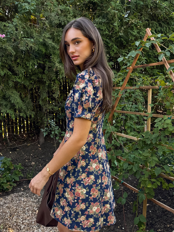 Amour Floral Mini Dress - Stitch And Feather