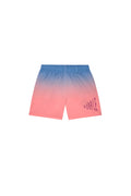Amplified Fade All Around Short in Sunrise with elastic waistband and crackle print design