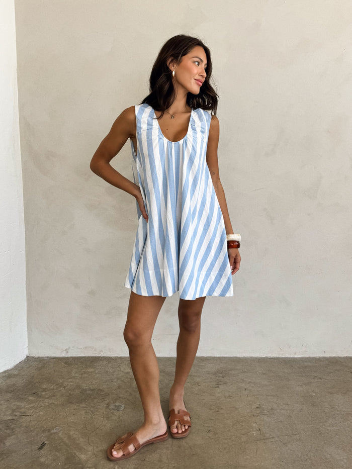 Aniya Stripe Mini Dress - Stitch And Feather