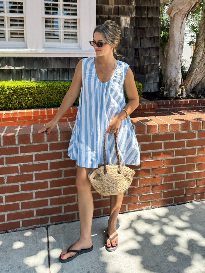 Aniya Stripe Mini Dress - Stitch And Feather