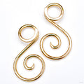 Ansari Spirals from Little 7 in 8g Brass, medium