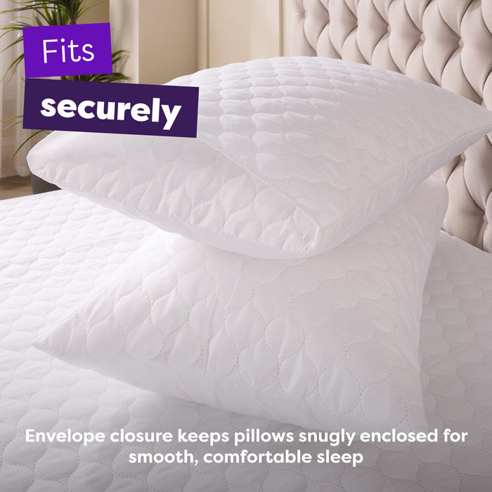 Anti Allergy Protection Pillow Protector 2 Pack
