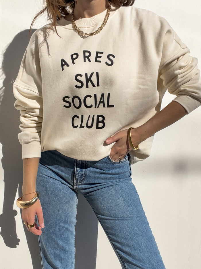 Apres Ski Social Club Sweatshirt - Final Sale - Stitch And Feather