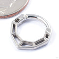 Arrow Clicker from Tether Jewelry in stainless steel
