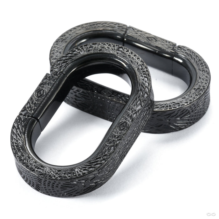 Artifact Weights from Tether Jewelry in black obsidian