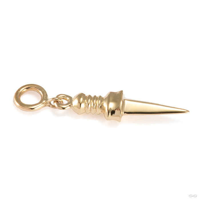 Arya Pendant Charm in 14k Yellow Gold from Tether Jewelry