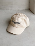 Athletics Club Ball Cap in Cream - Stitch And Feather