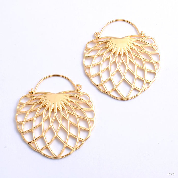 Aurora Earrings from Tether Jewelry in yellow gold