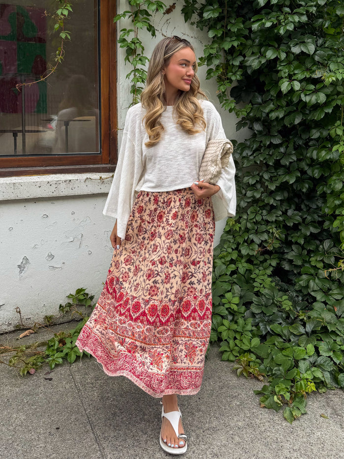 Azalea Midi Skirt - Stitch And Feather
