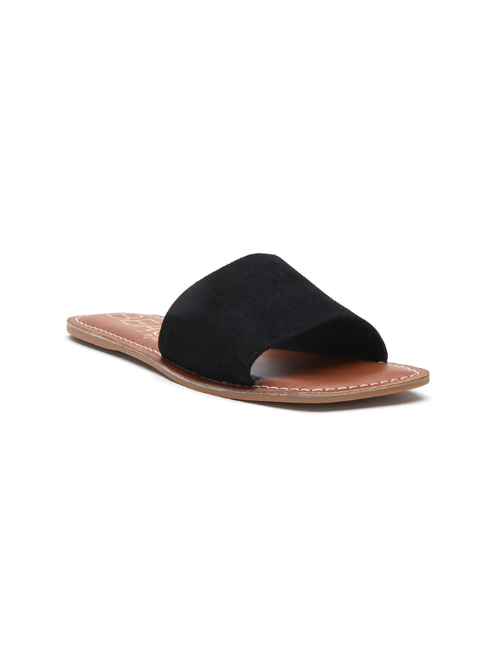 Bali Slides in Black - Stitch And Feather