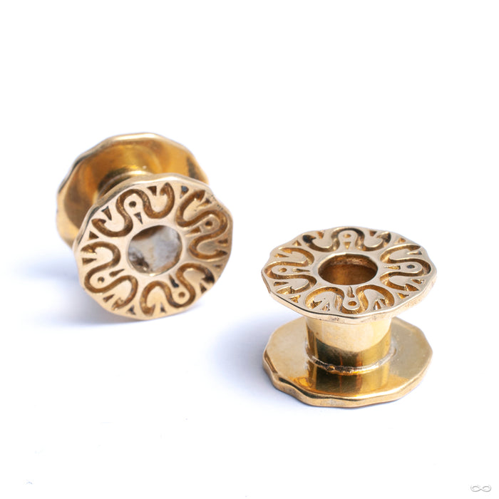 Ban Chiang Spools from Diablo Organics with lunar design