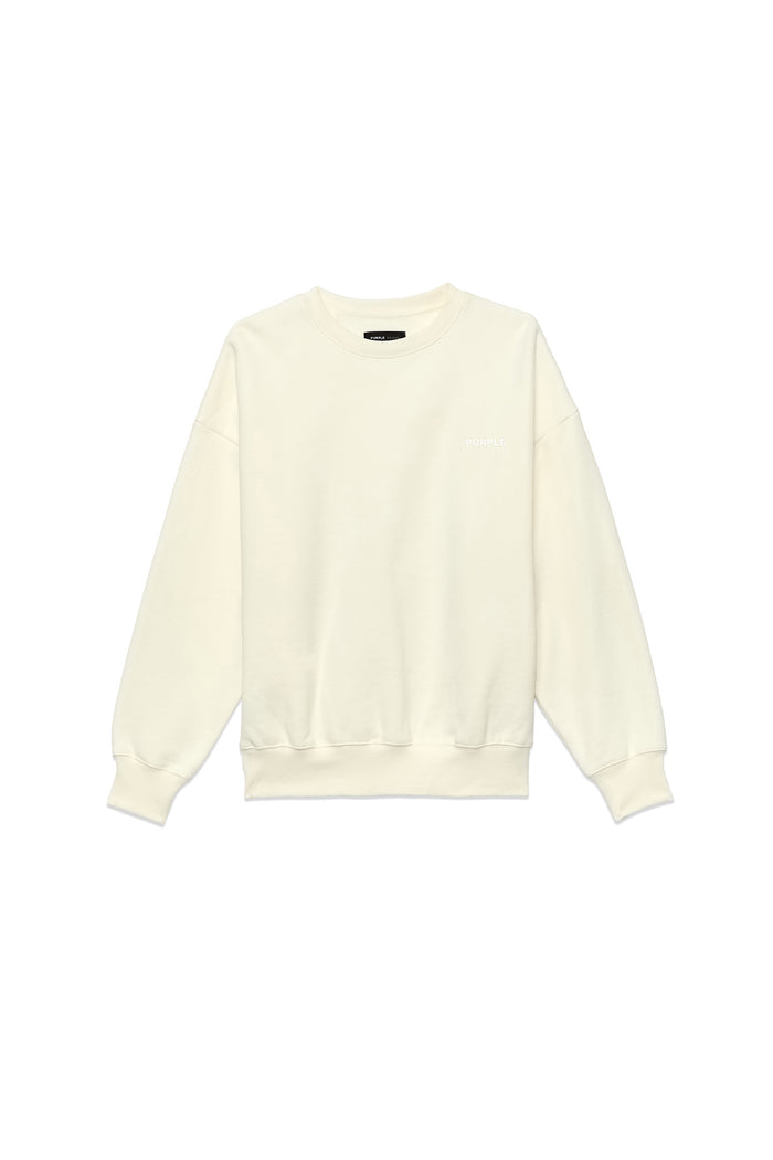 Basic Crewneck Sweater, oversized fit, heavyweight fleece knit, XXS to XXL sizes available.