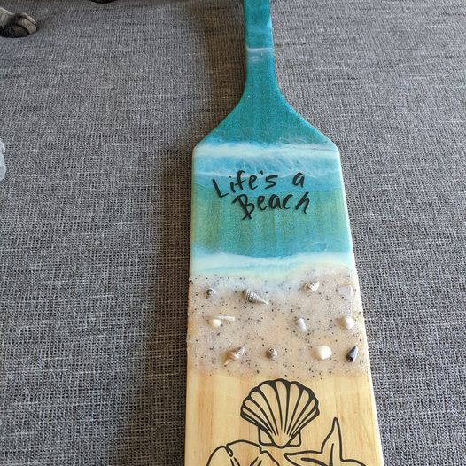Beach Paddle Wall Decor