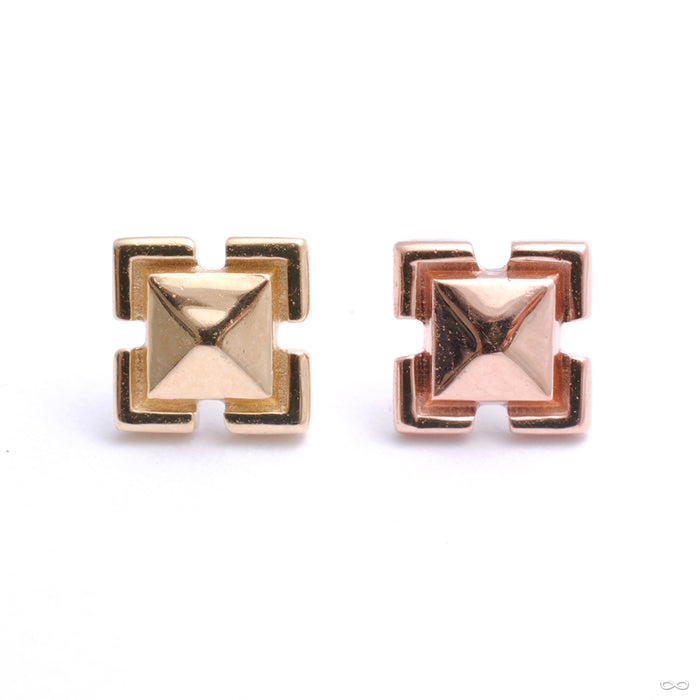 Beta 04 Press-fit End in Gold from Tether Jewelry in assorted materials