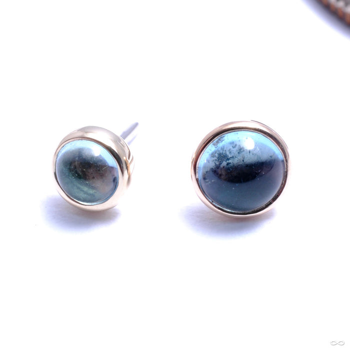 14k Yellow Gold / Swiss Blue Topaz / 3mm