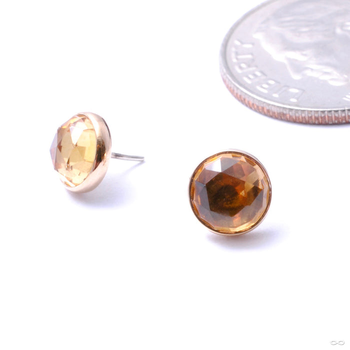14k Yellow Gold / Citrine / 5mm