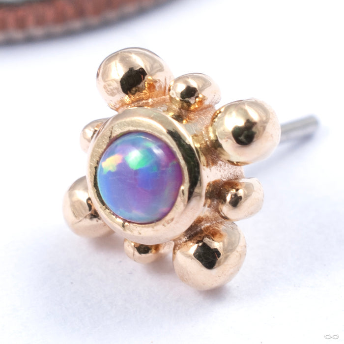 14k Yellow Gold / Lavender Opal