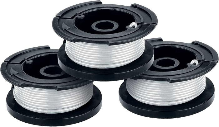 BLACK+DECKER Weed Eater String, Trimmer Line, 3-Pack, 30-Feet of Replacement Spool, 0.065-Inch Diameter (AF1003ZP)