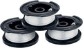 BLACK+DECKER Weed Eater String, Trimmer Line, 3-Pack, 30-Feet of Replacement Spool, 0.065-Inch Diameter (AF1003ZP)