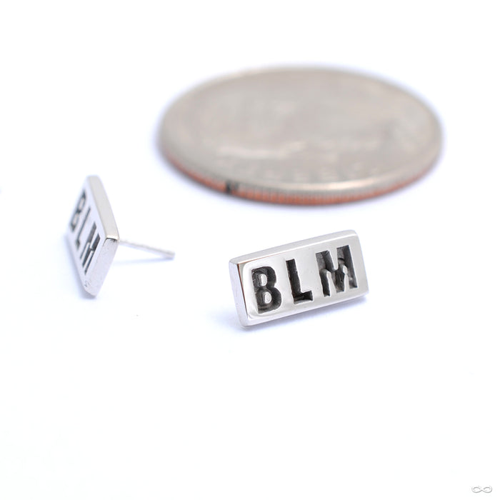 BLM Press-fit End in Gold from Quetzalli in white gold