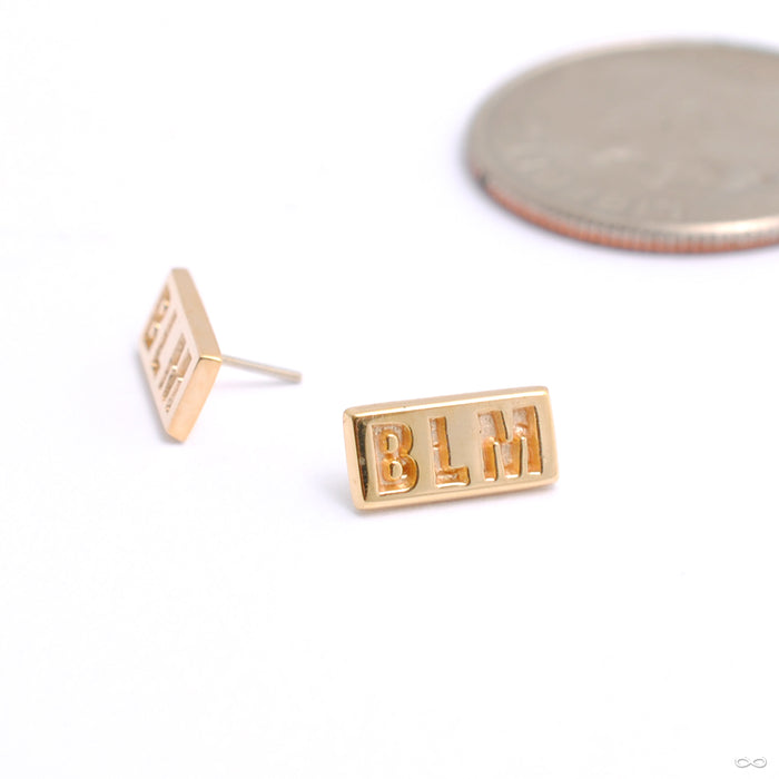 BLM Press-fit End in Gold from Quetzalli in yellow gold