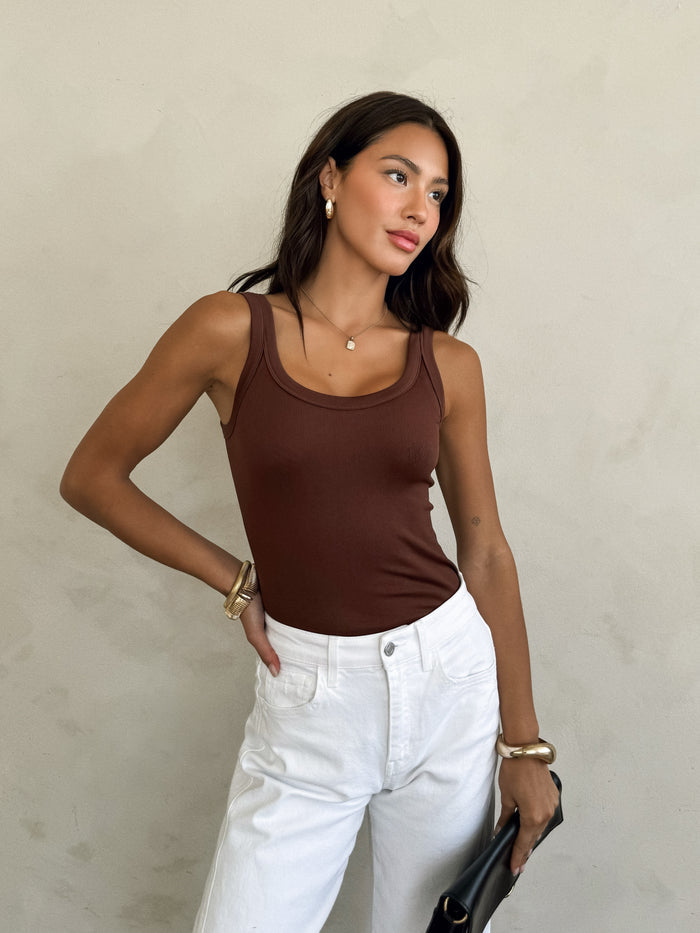 Bombshell Ribbed Bodysuit - Stitch And Feather