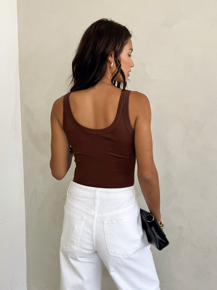 Bombshell Ribbed Bodysuit - Stitch And Feather