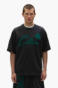 Boston Celtics Mesh Tee, heavyweight polyester with embroidered graphics, available in various sizes.