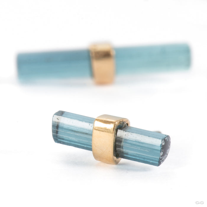 Bound by Love Press-fit End in Gold from Quetzalli in different sizes